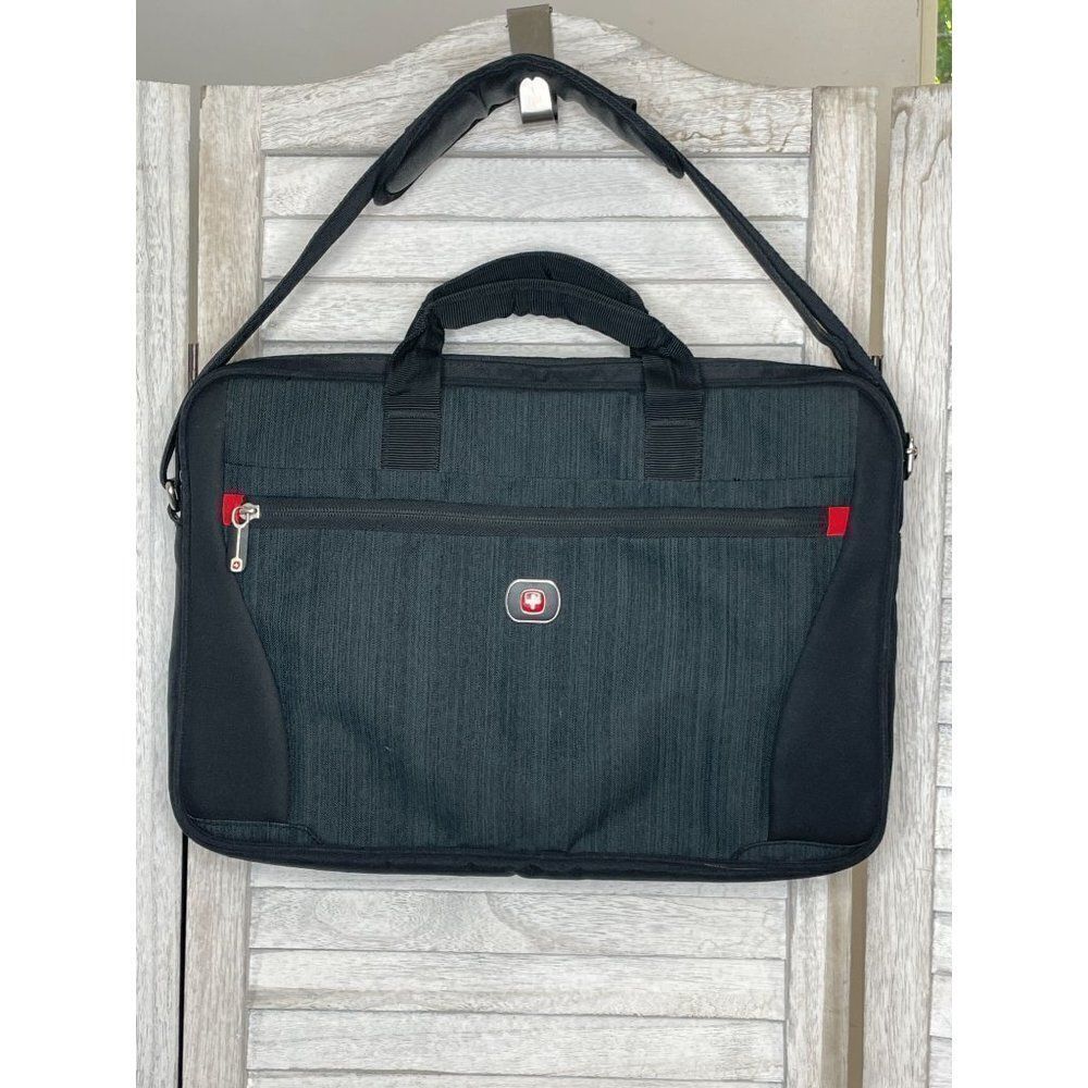 WENGER Structure 16 inch Laptop Bag Slimcase - Dark Brushed Slate